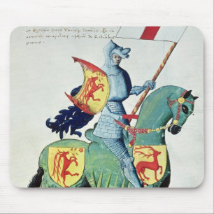 Ein Ritter, der die Arme von Verona trägt Mousepad