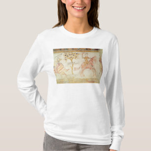 Ein Ritter, der eine lodernde Fackel trägt T-Shirt