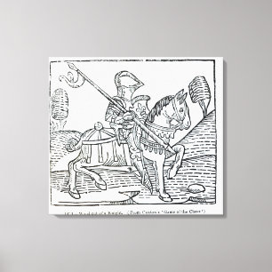 Ein Ritter, von Caxtons 'Spiel der Schache Leinwanddruck