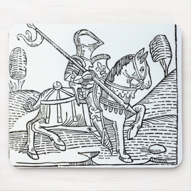 Ein Ritter, von Caxtons 'Spiel der Schache Mousepad (Vorne)