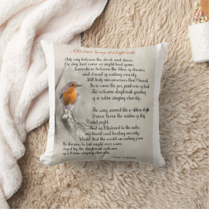 Ein Robin's Song am Daybreak - Gedicht von N. Wate Kissen