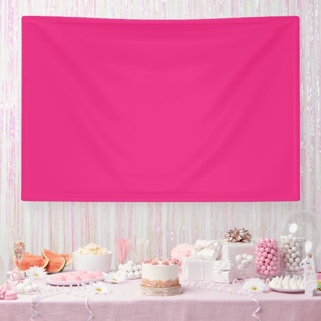 ein rosa Hintergrund mit schwarz Banner (Party)
