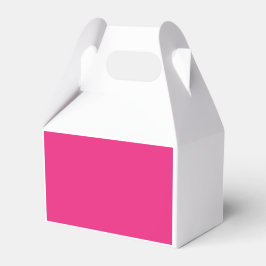 ein rosa Hintergrund mit schwarz Geschenkschachtel