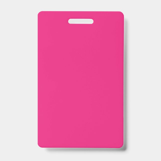 ein rosa Hintergrund mit schwarzem Rand Ausweis (Vorderseite)