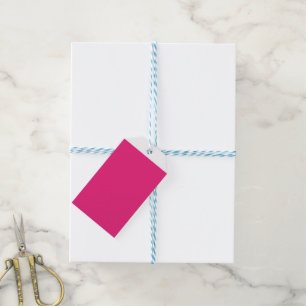 ein rosa Hintergrund mit schwarzem Rand Geschenkanhänger