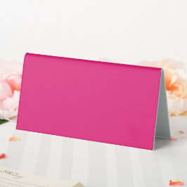 ein rosa Hintergrund mit schwarzem Rand Tischaufsteller