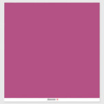 ein rosa Hintergrund mit weißem Hintergrund Aufkleber<br><div class="desc">Das Design ist ein großes blaues Quadrat, das ein heller und klarer Himmel zu sein scheint. Die Farbe des Himmels ist ein tiefer Blau, der ihm ein lebendiges und lebendiges Aussehen verleiht.</div>