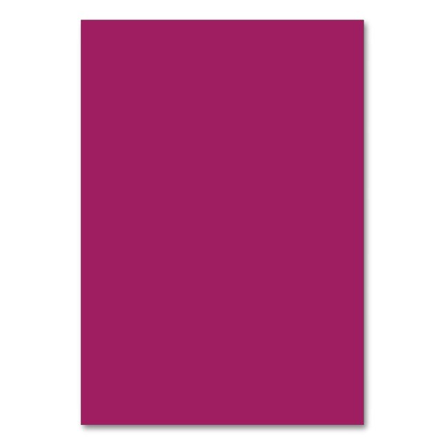 ein rosa Hintergrund mit weißem Hintergrund Tischnummer (Vorderseite)