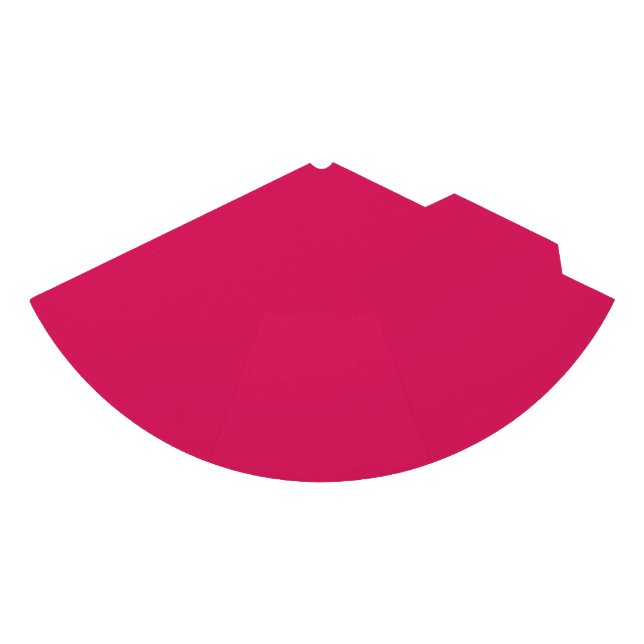 ein rosa Hintergrund mit weißem Rand Partyhütchen (Vorderseite)