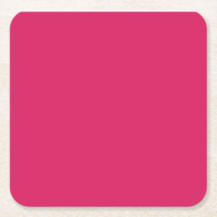 ein rosa Hintergrund mit weißem Rand Rechteckiger Pappuntersetzer