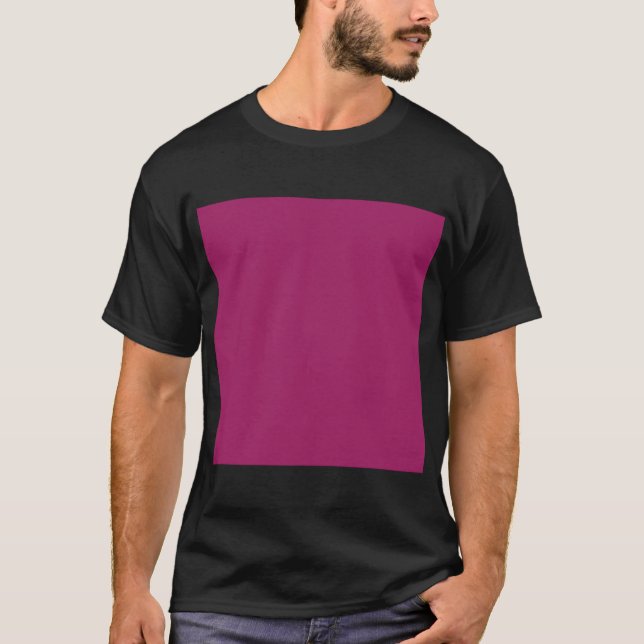 ein rosa Hintergrund mit weißem Rand T-Shirt (Vorderseite)