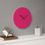 Ein rosa Quadrat mit einer knusprigen, weißen Kant Große Wanduhr<br><div class="desc">Dieses elegante und elegante rosa Quadrat besticht durch eine klare,  weiße Grenze und verleiht jedem Raum eine Touch moderner Eleganz. Dieses hochwertige Material ist perfekt für alle,  die eine minimalistische und dennoch stilvolle Dekoration suchen.</div>
