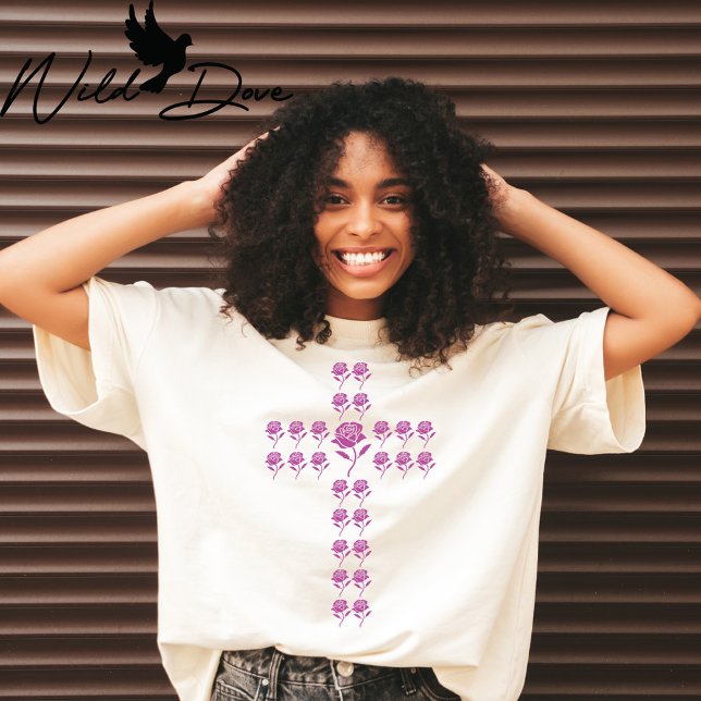 Ein rosa Rosenkreuz T-Shirt (Von Creator hochgeladen)