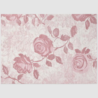 Ein Rose und Spitze Serie Design #11 Seidenpapier