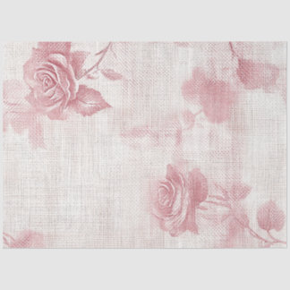 Ein Rose und Spitze Serie Design #7 Seidenpapier