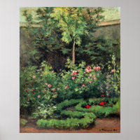 Ein Rosengarten von Camille Pissarro,