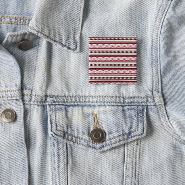 ein rot-weiß gestreiftes Muster Button (Beispiel)