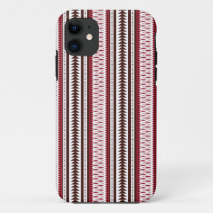 ein rot-weiß gestreiftes Muster Case-Mate iPhone Hülle