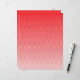 ein rot-weißer Hintergrund mit kleinen Quadraten