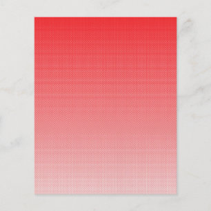 ein rot-weißer Hintergrund mit kleinen Quadraten Flyer