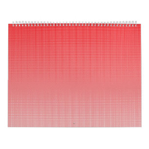 ein rot-weißer Hintergrund mit kleinen Quadraten Kalender