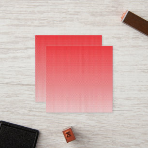 ein rot-weißer Hintergrund mit kleinen Quadraten Treuekarte