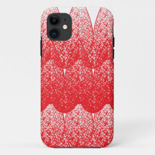 ein rot-weißer Hintergrund mit vielen Punkten Case-Mate iPhone Hülle