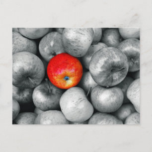 Ein roter Apple Postkarte