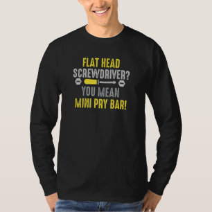 Ein roter Bar für Maschinen und Automobile T-Shirt