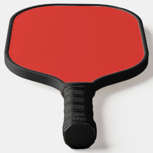 ein roter Hintergrund mit weißem Rand Pickleball Schläger