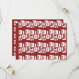 Ein roter Teppich mit texturiertem Muster ist ausg Save The Date