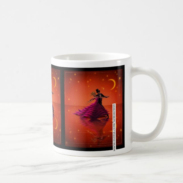Ein roter Walzer Kaffeetasse (Rechts)