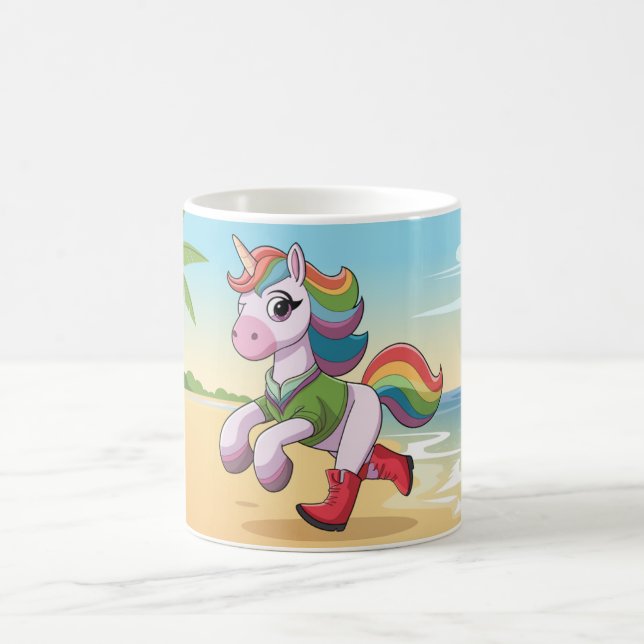 Ein Rotes Einhorn Kaffeetasse (Mittel)