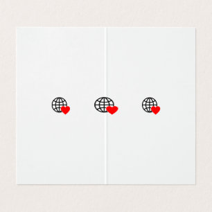 Ein rotes Herzsymbol mit glatten, fetten Linien
