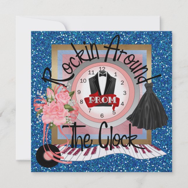 Ein Royal PROM-Party - SRF Einladung (Vorderseite)