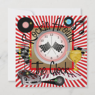 Ein Royally Rockin Racing Party - SRF Einladung