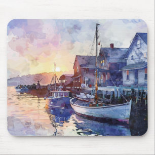 Ein ruhiger Hafen Mousepad