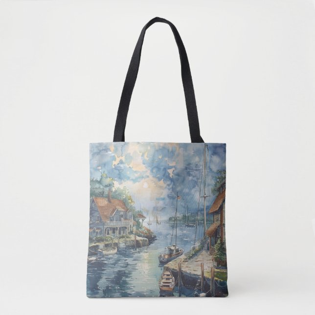 Ein ruhiger Hafen Tasche (Vorderseite)