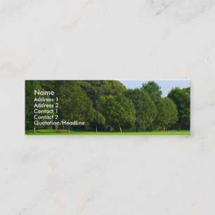 Ein ruhiger Nachmittag im Park Mini Visitenkarte