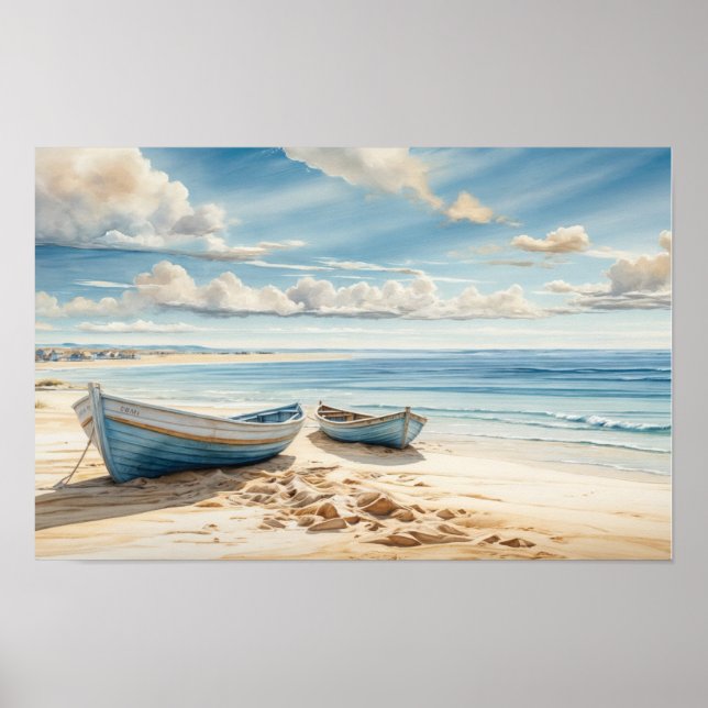 Ein ruhiger Ort am Meer Poster (Vorne)