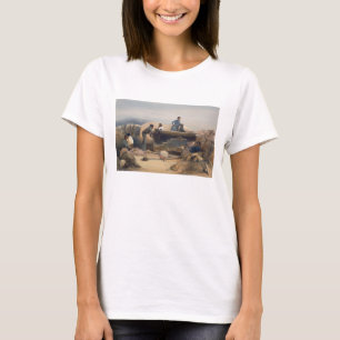 Ein ruhiger Tag in der Diamant-Batterie, Platte T-Shirt