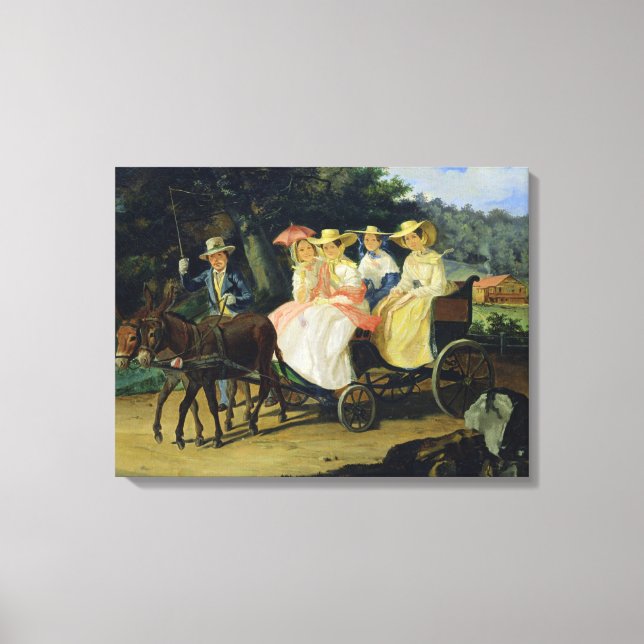 Ein Run, 1845-46 Leinwanddruck (Vorderseite)