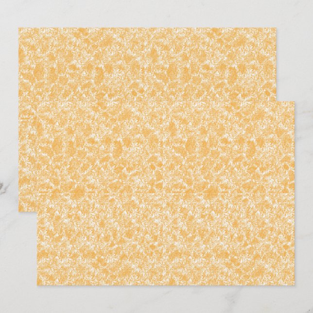 Ein runder Teppich mit einer lebhaften Mischung au Dankeskarte (Vorne/Hinten)