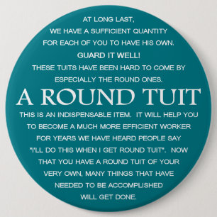 Ein rundes Tuit Button