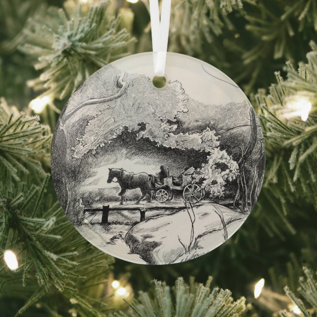 Ein Rundgang durch den Central Park Ornament Aus Glas (InSitu)