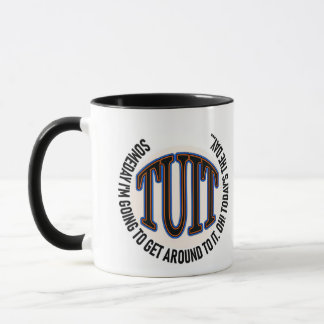 EIN RUNDTUCH TASSE