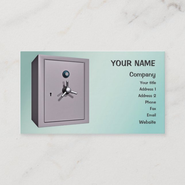 Ein Safe Visitenkarte (Vorderseite)