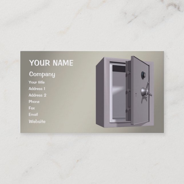 Ein Safe Visitenkarte (Vorderseite)