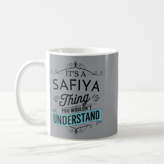 Ein Safiya-Ding, das lustiges Safiya nicht versteh Kaffeetasse