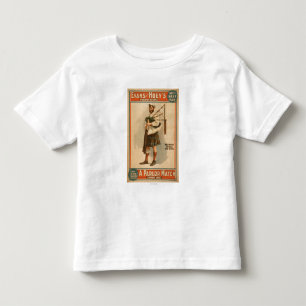Ein Salon Match "Old Hoss" Schottischer Bagpiper Kleinkind T-shirt